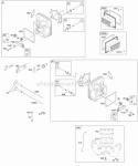 Cam HeadValves Diagram and Parts List for  Briggs and Stratton Engine